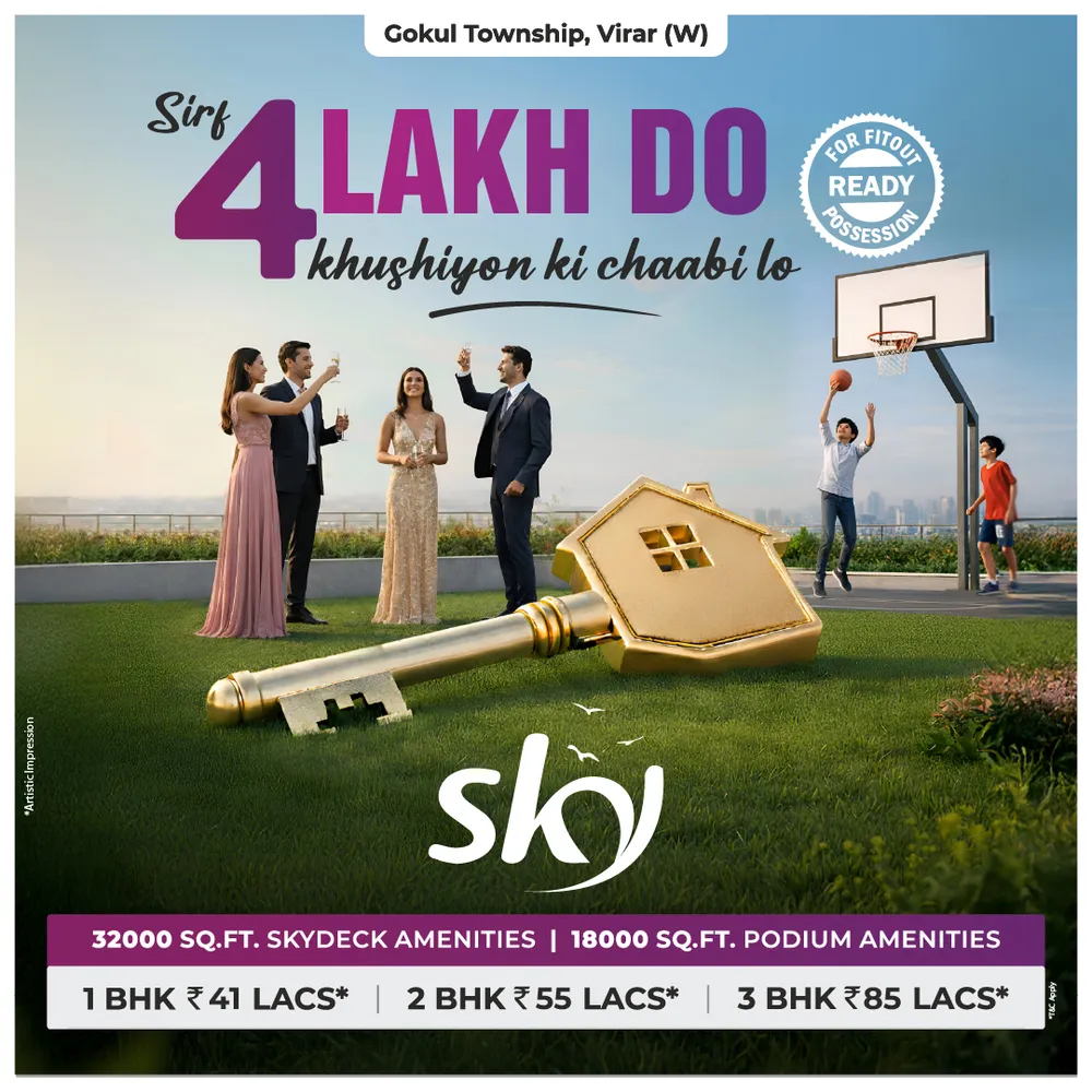 1, 2 BHK Flats in Virar West