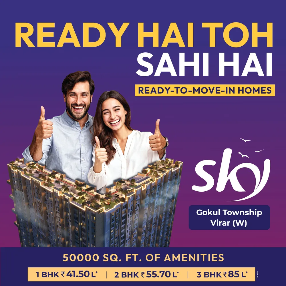 1, 2 & 3 BHK Apartment in Virar West