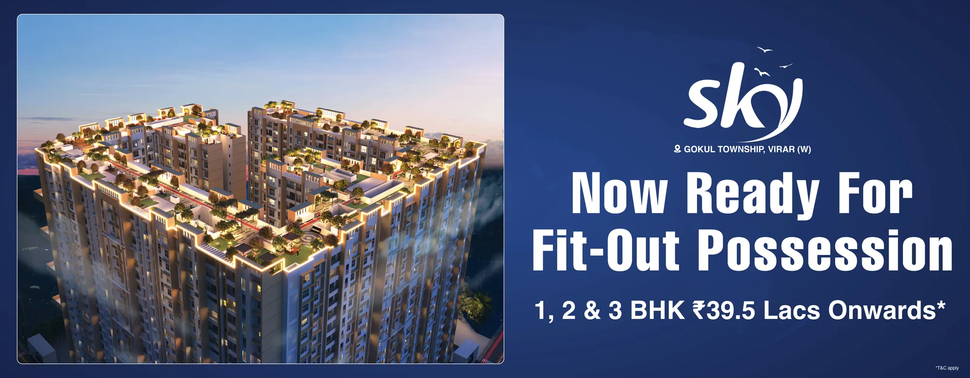 1, 2 & 3 BHK Apartment in Virar West